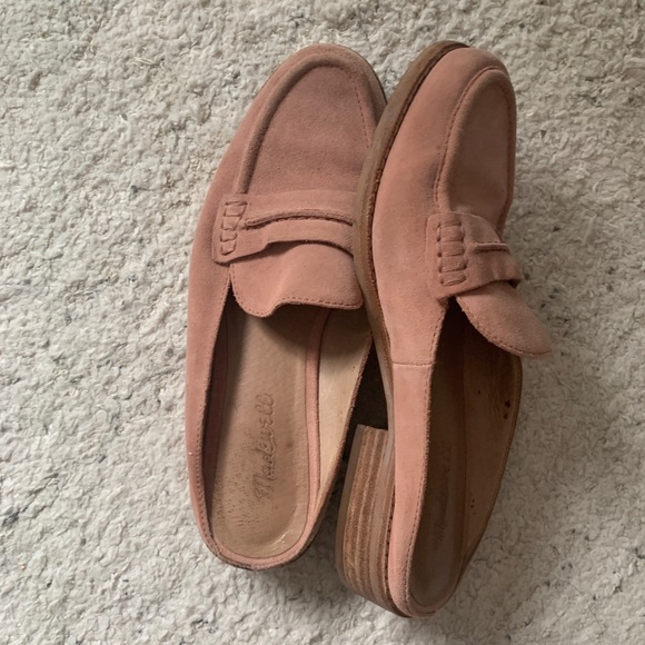 Madewell Elinor Loafer Mule in Dusty Clay Suede - Picture 4 of 6